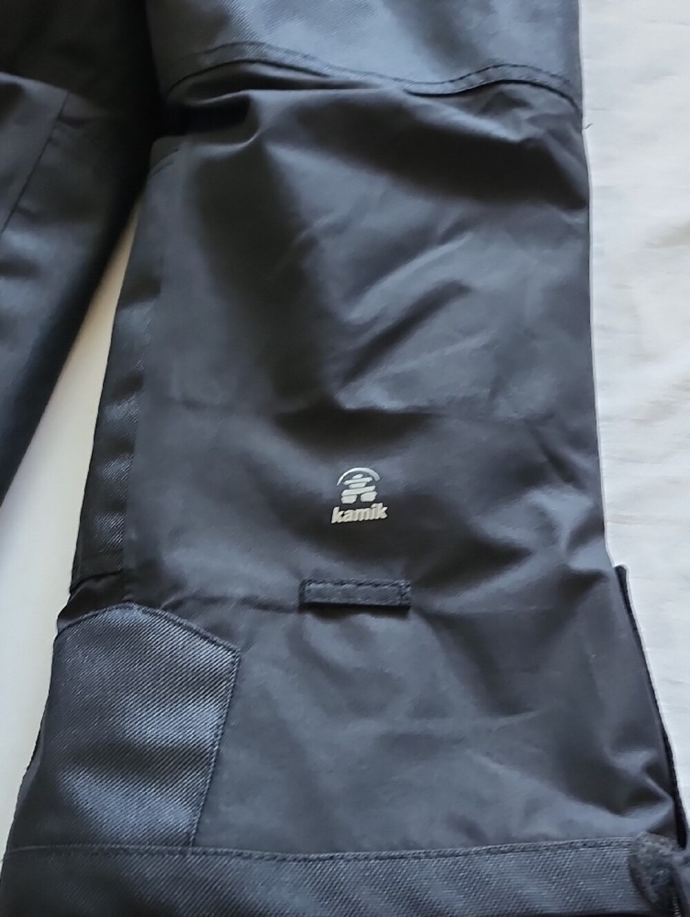 Kamik Black Kids' Snow Bibs with Branded Adjustable Suspenders | 4 - Picture 11 of 16